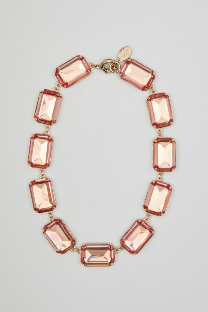 Necklace with bezels Intrend