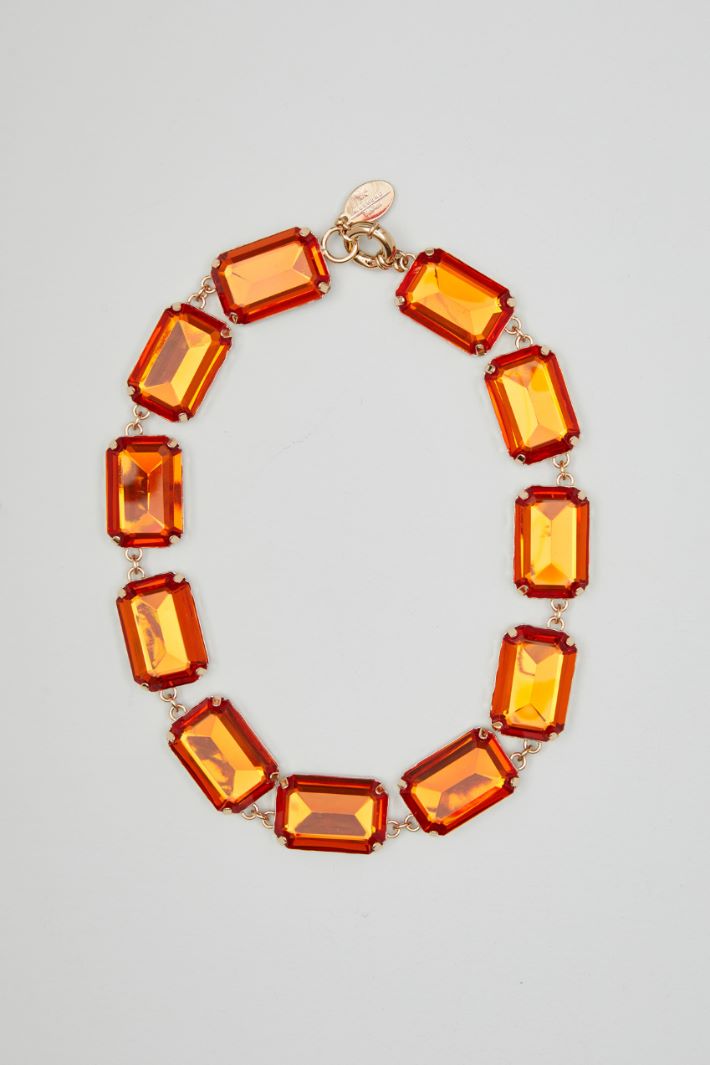 Necklace with bezels Intrend