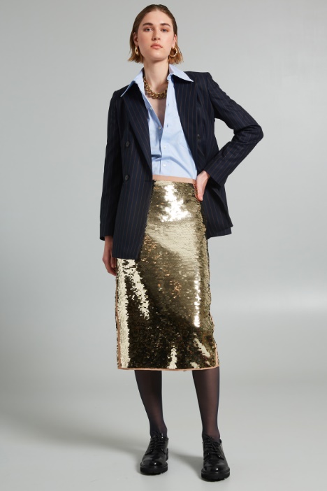 Sequin-detail pencil skirt Intrend