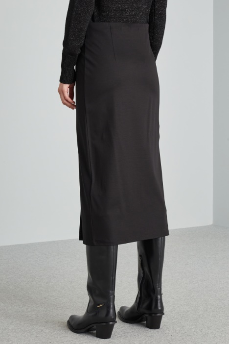 Gonna in jersey con nodo