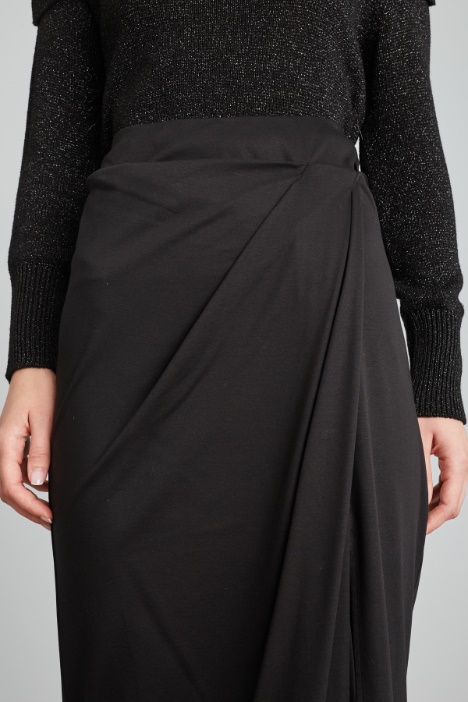 Gonna in jersey con nodo