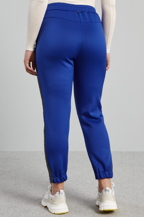 Joggers con bande a contrasto