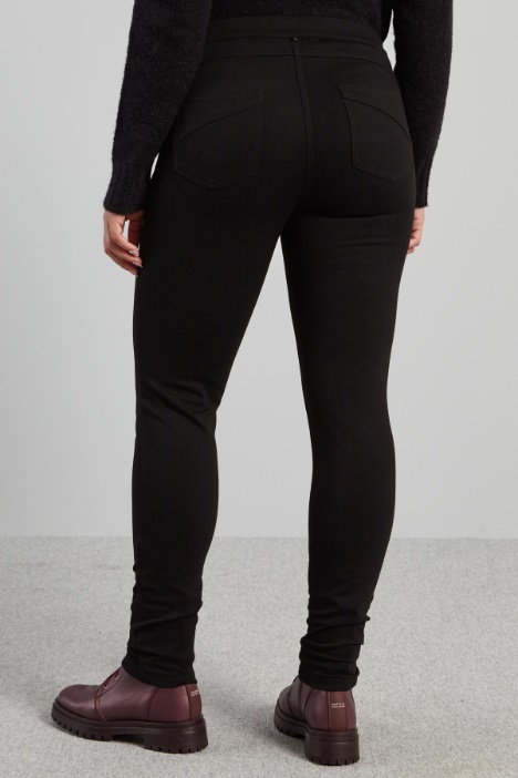 Leggings in jersey diagonale
