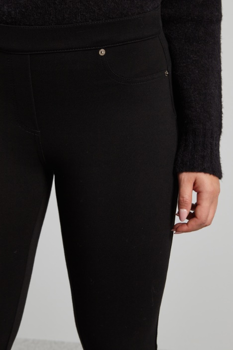 Leggings in jersey diagonale