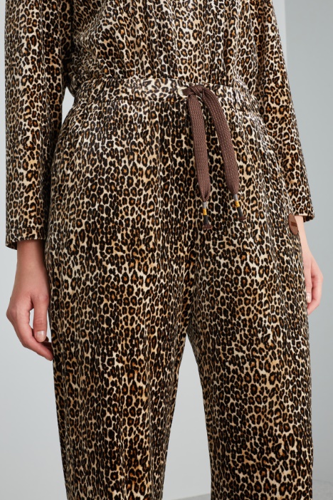 Pantaloni morbidi con coulisse