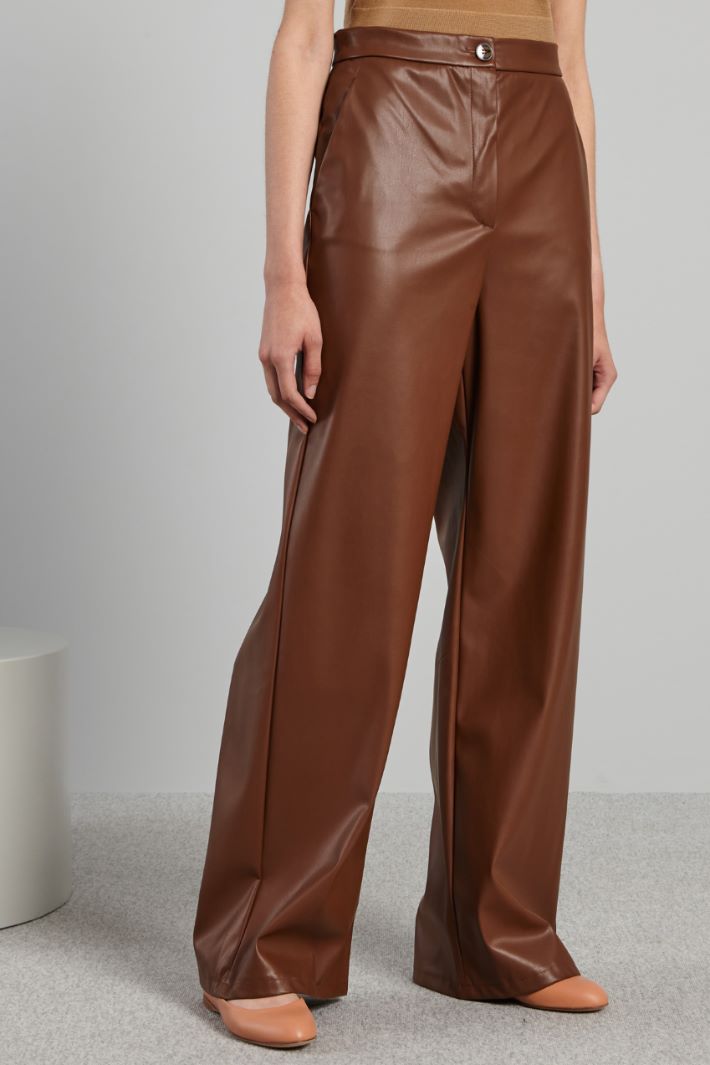 Faux leather trousers Intrend - 3