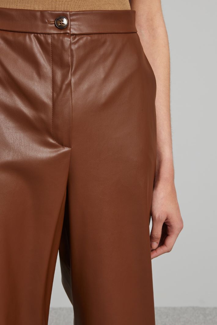 Faux leather trousers Intrend - 4