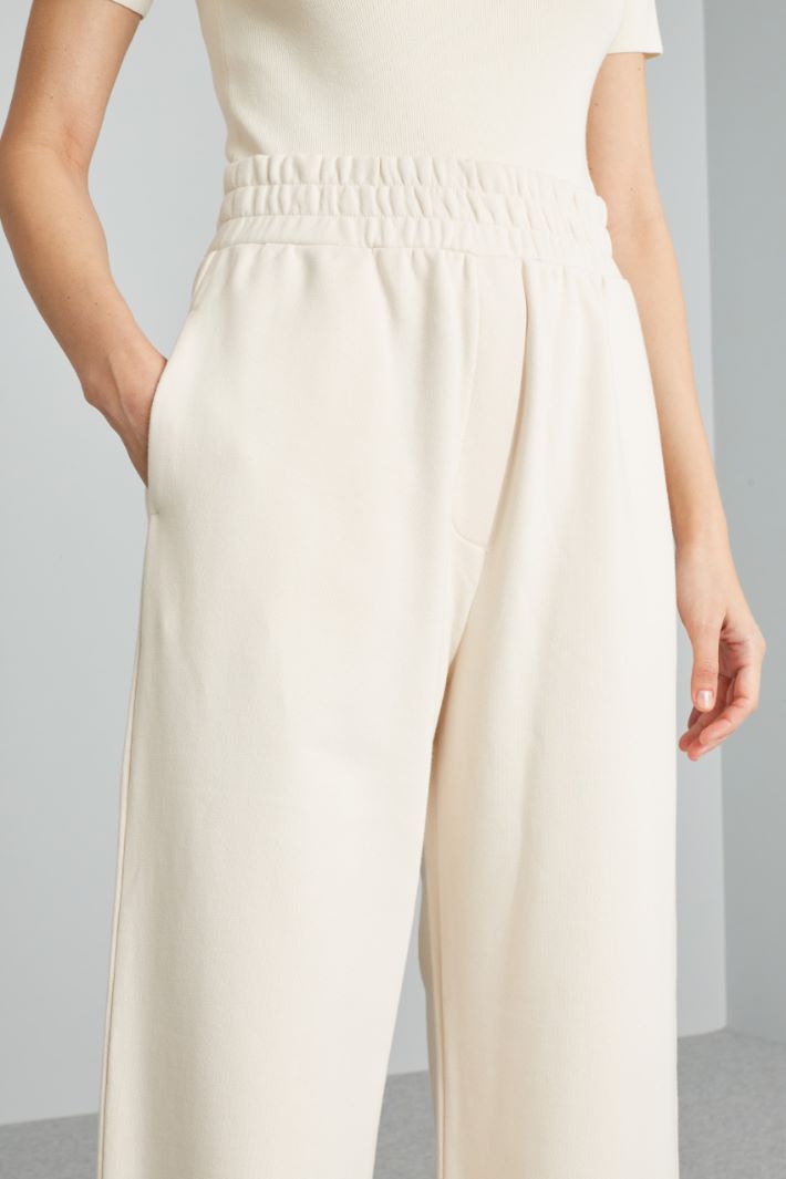 Loose fit jersey trousers Intrend - 4