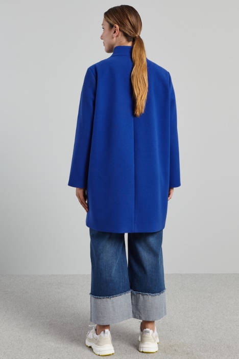 Giaccone in panno di jersey