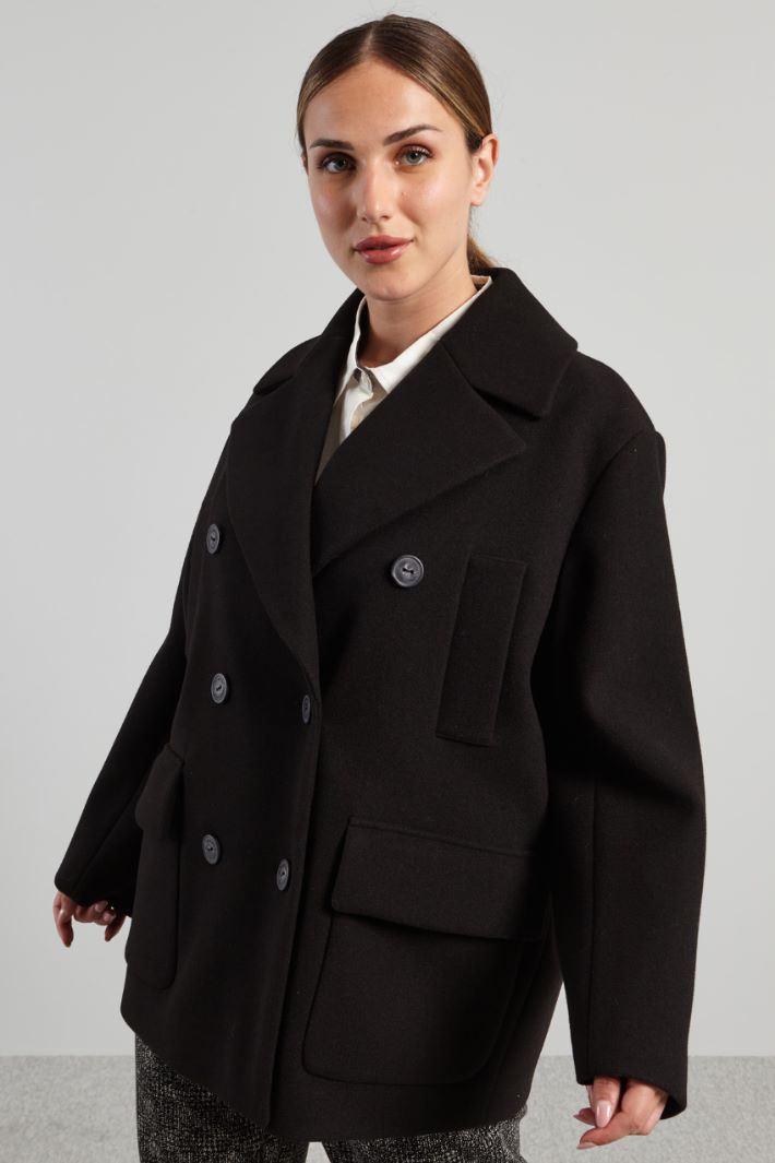 Jersey cloth pea coat Intrend - 3