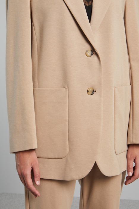 Blazer in jersey