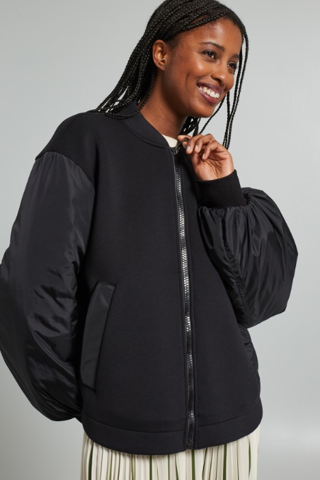 Bomber svasato in jersey