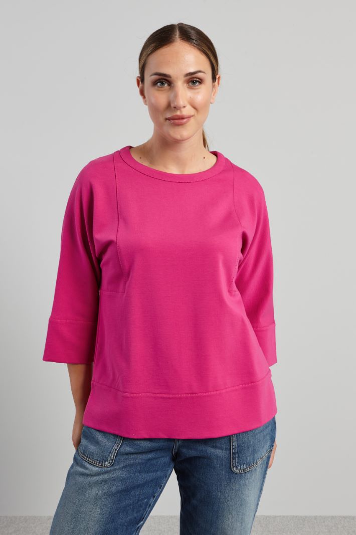 Three-quarter sleeve sweatshirt Intrend - 3