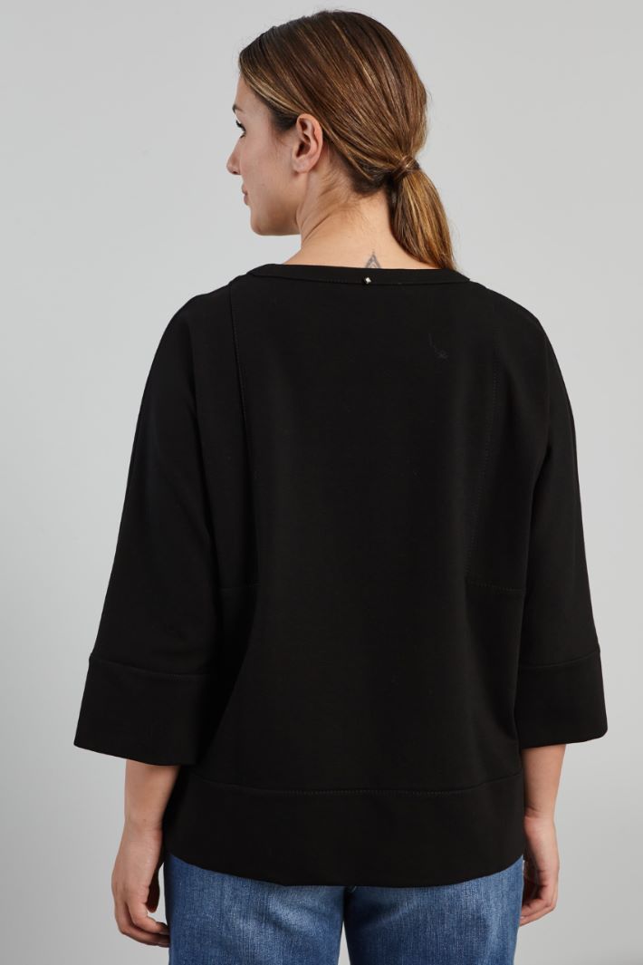 Three-quarter sleeve sweatshirt Intrend - 2