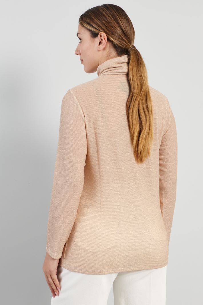 Lurex turtleneck sweater Intrend - 2