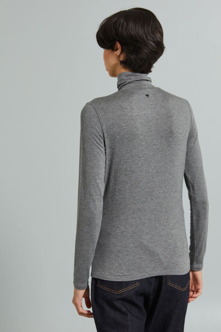 Fitted jersey turtleneck Intrend - 2