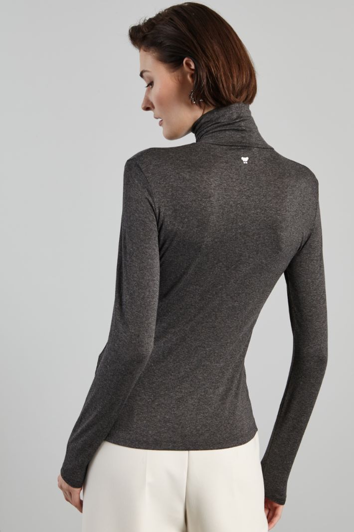 Fitted jersey turtleneck Intrend - 2