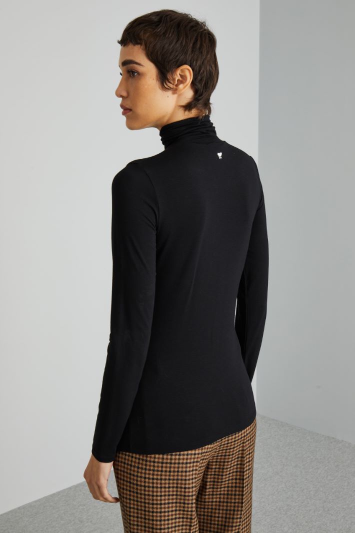 Fitted jersey turtleneck Intrend - 2