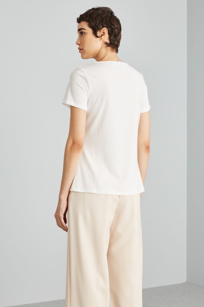 Draped jersey T-shirt Intrend - 2