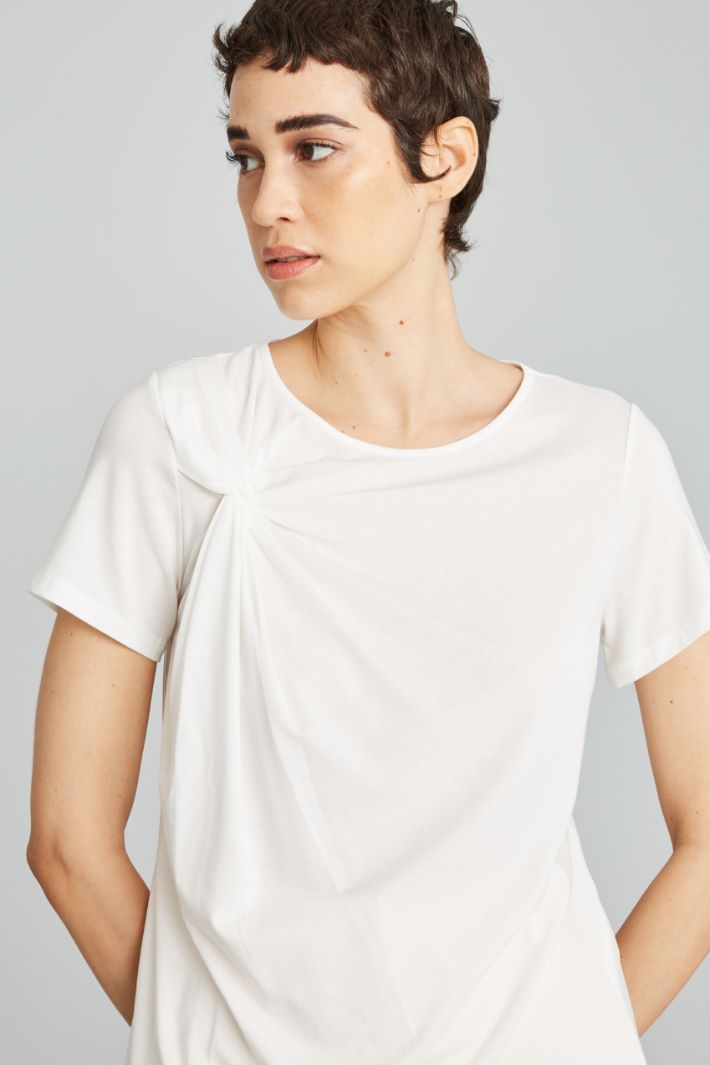 Draped jersey T-shirt Intrend - 4