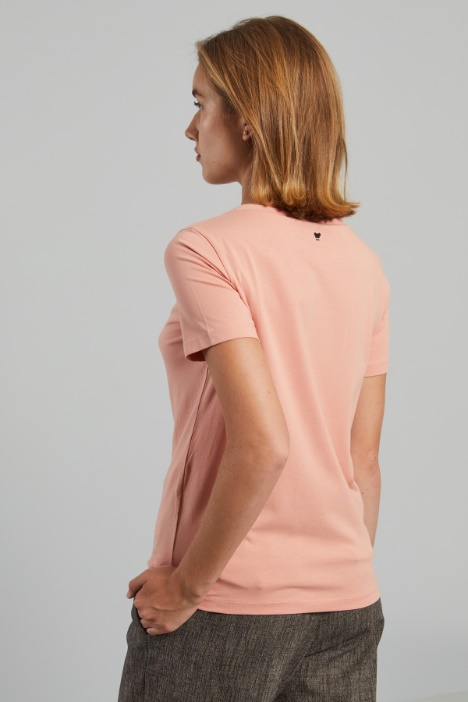 T-shirt in cotone stretch