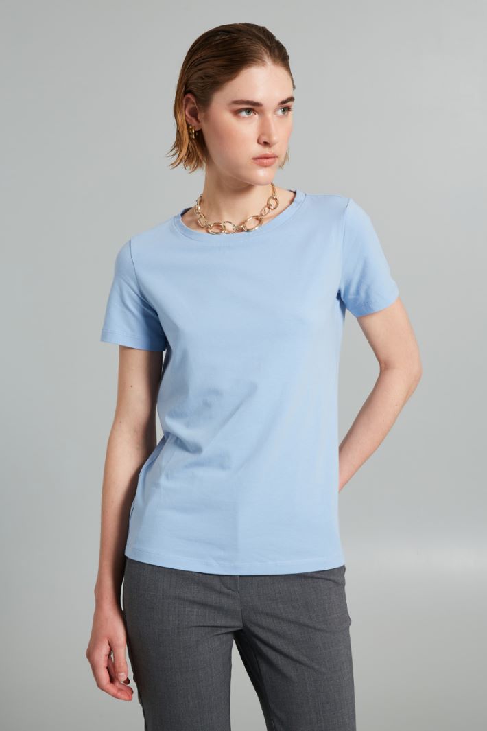 Stretch cotton T-shirt Intrend - 3