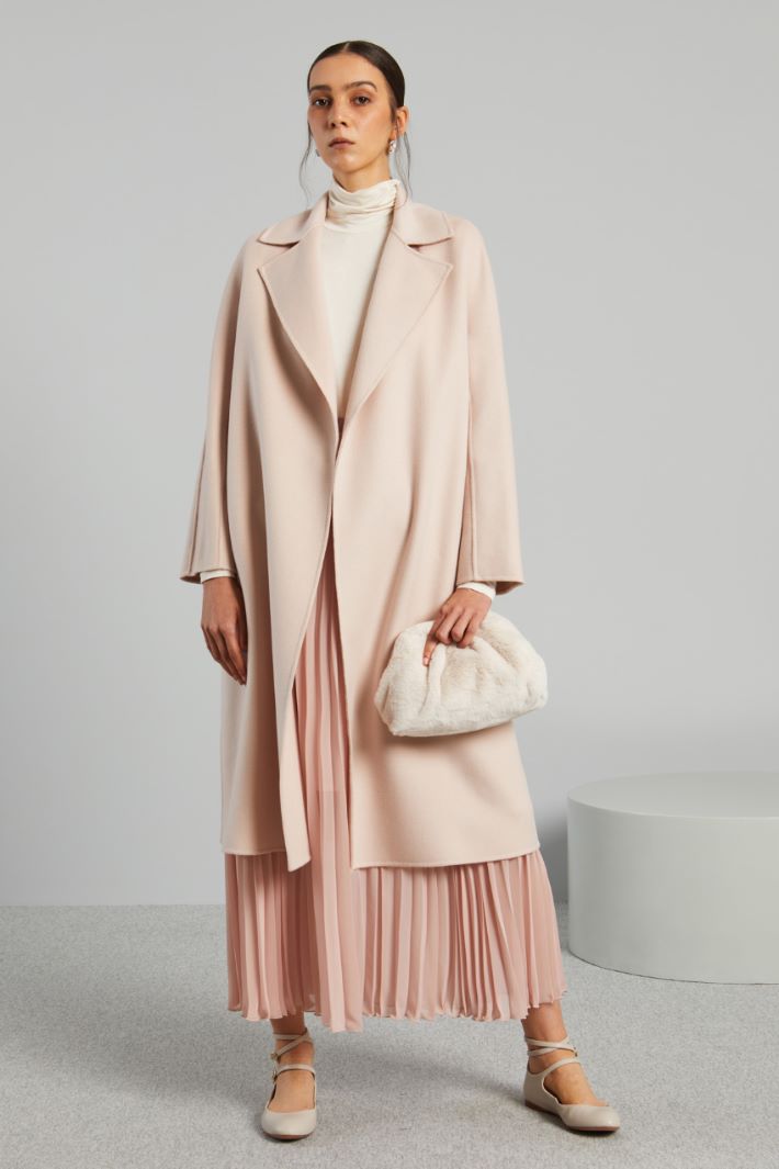 Wool and cashmere robe coat Intrend