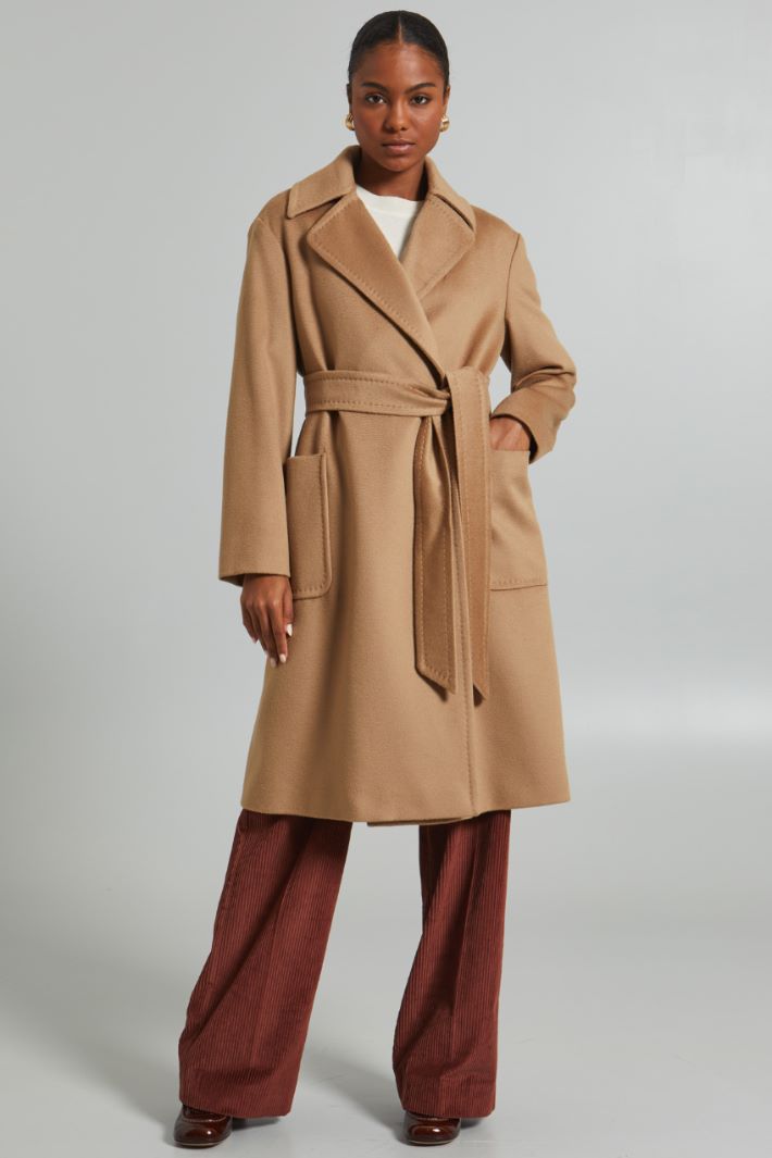 Camel wrap coat best sale