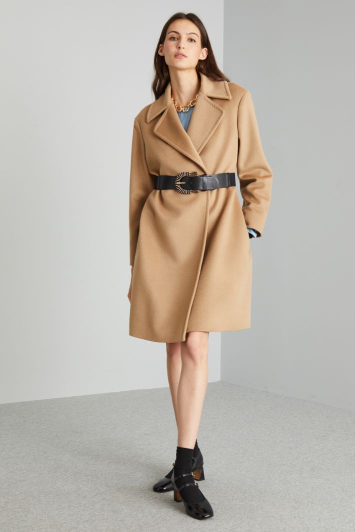 Wool wrap coat Intrend