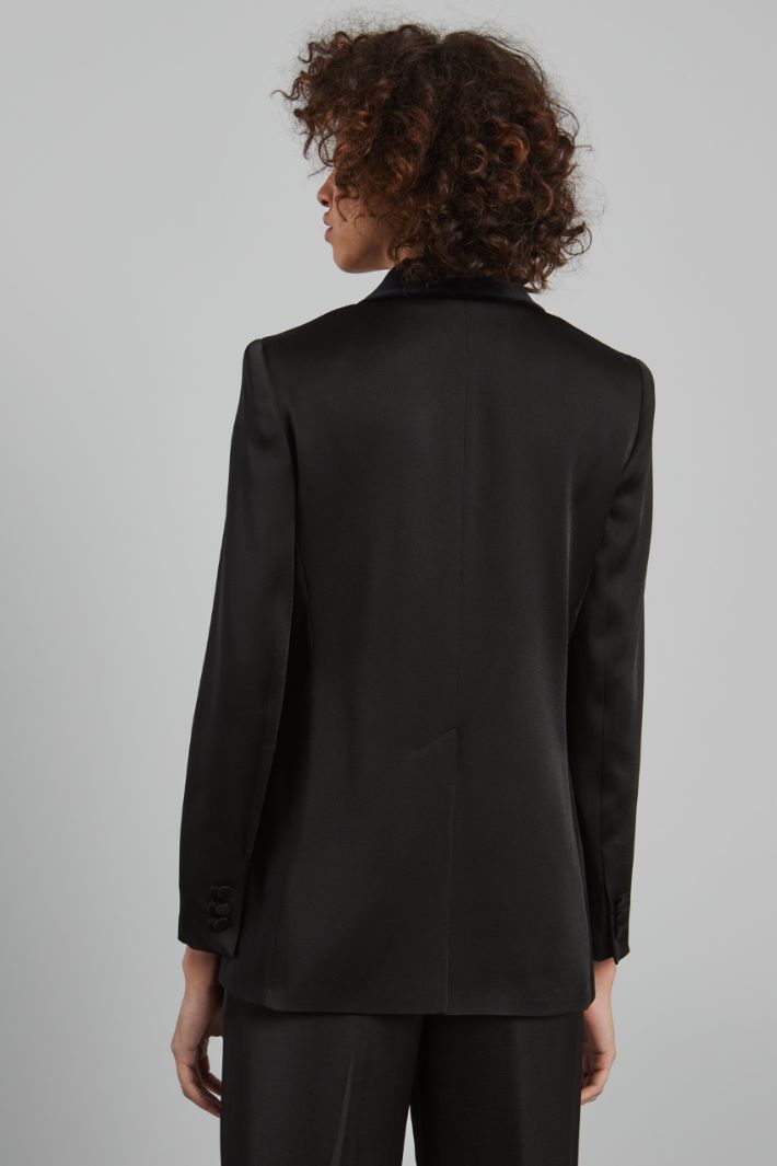 Blazer with velvet details Intrend - 2