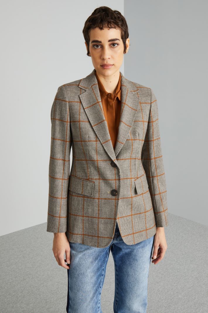 Wool flannel blazer Intrend - 3