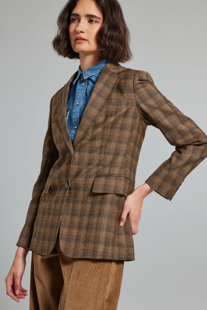 Wool flannel blazer Intrend - 3