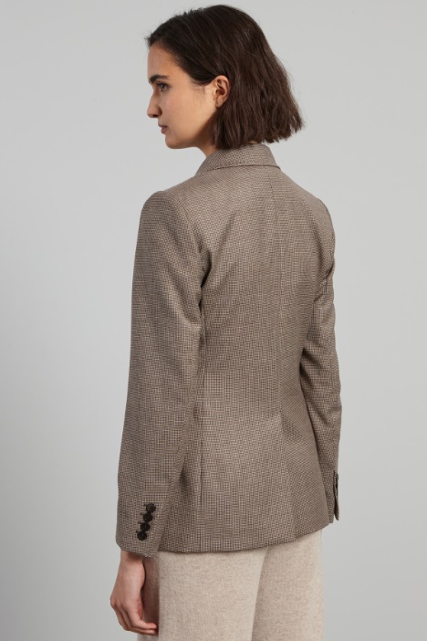 Blazer in flanella di lana
