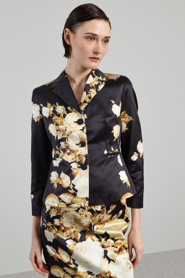 Printed duchesse blazer Intrend - 3