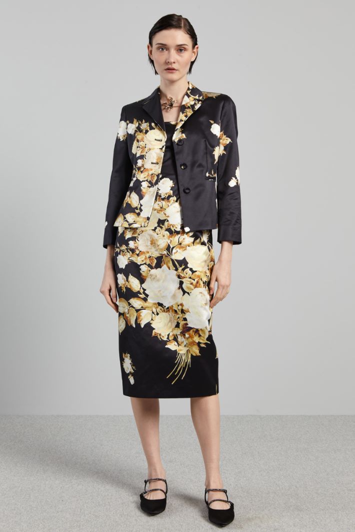 Printed duchesse blazer Intrend