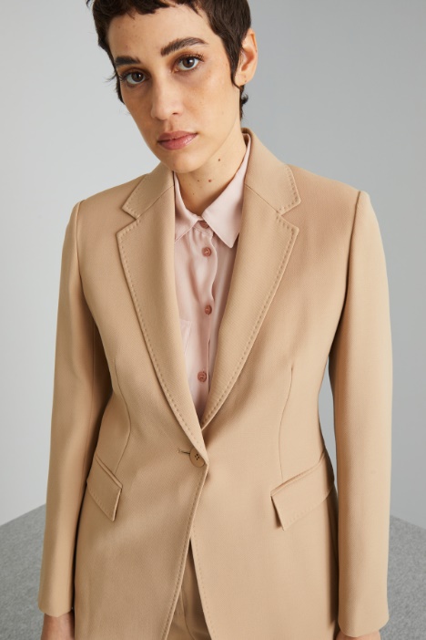 Blazer con bottone singolo