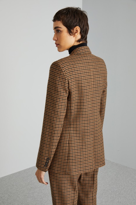 Blazer in batavia di lana