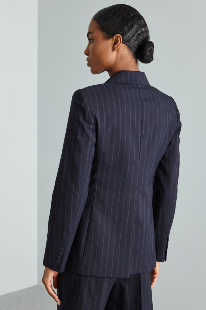 Double-breasted pinstripe blazer Intrend - 2