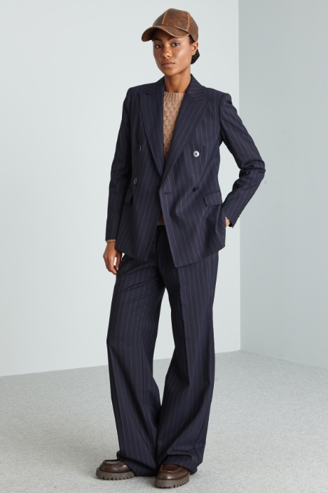 Double-breasted pinstripe blazer Intrend