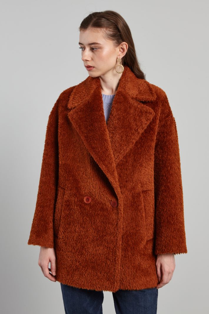 Brushed alpaca coat Intrend - 3