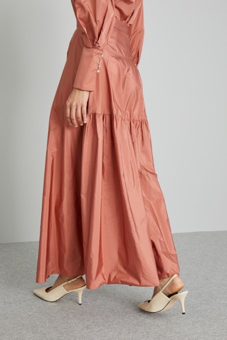 Gonna a campana con balza