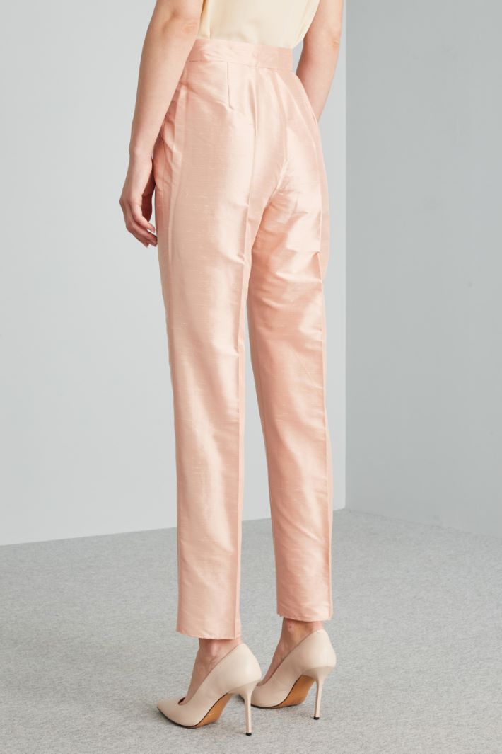 Silk shantung trousers Intrend - 2