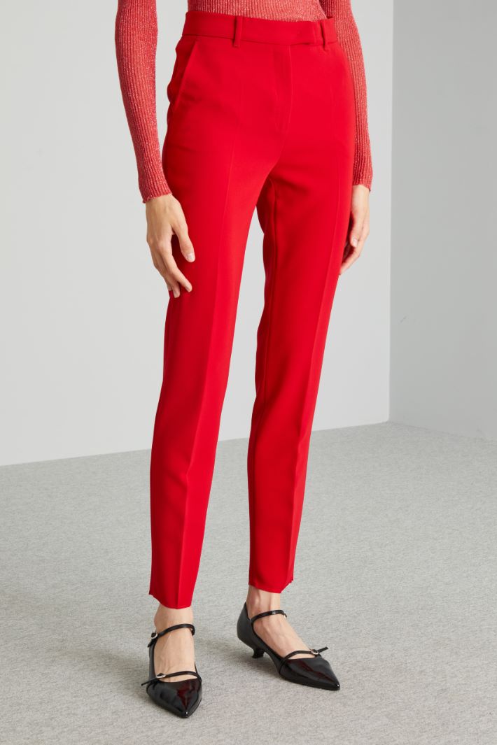 Topstitched trousers Intrend - 3