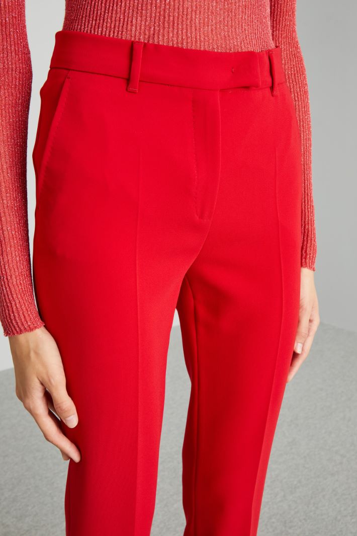 Topstitched trousers Intrend - 4