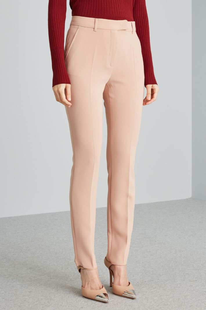 Topstitched trousers Intrend - 3