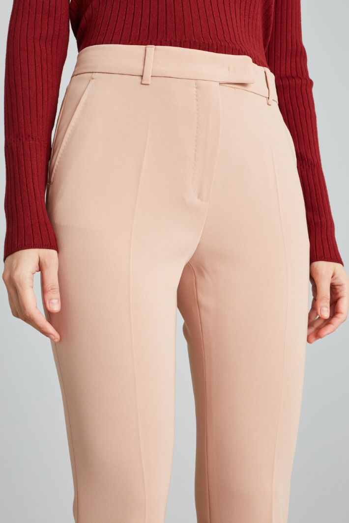 Topstitched trousers Intrend - 4