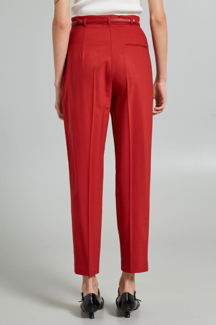 Wool twill trousers Intrend - 2