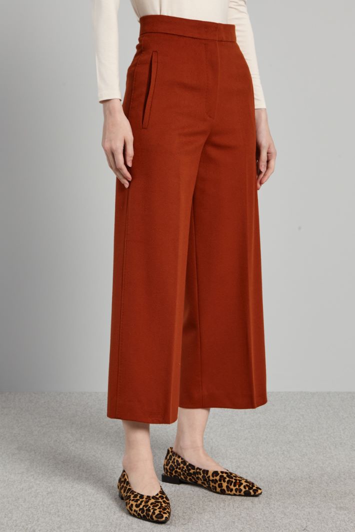 Cropped drap trousers Intrend - 3