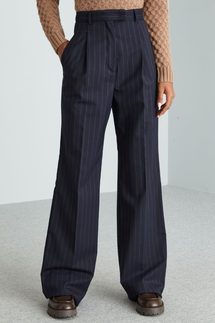 Long pinstripe trousers Intrend - 3