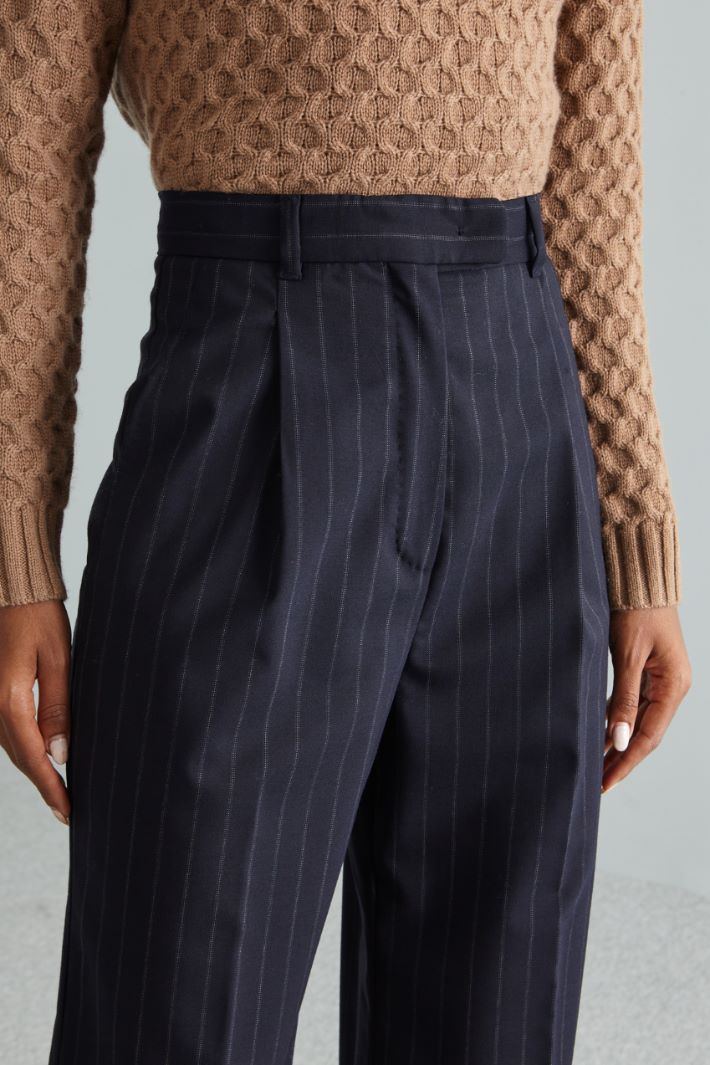 Long pinstripe trousers Intrend - 4